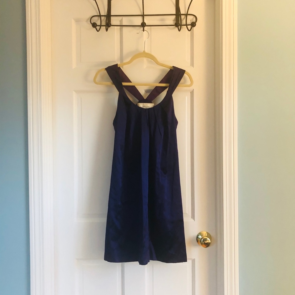 Jill Stuart purple dress